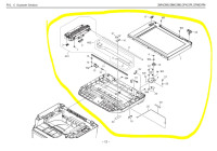 Сканер Kyocera (в сборе с ADF, Kyocera FS-1035/1030, разбор)
