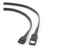 Кабель (интерфейсный, Serial  ATA, 40 см., с защелкой, черный)