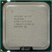 Процессор LGA775 Intel Celeron 430 (1.8 ГГц/800 МГц/512 Kb, разбор) Процессор LGA775 Intel Celeron 430 (1.8 ГГц/800 МГц/512 Kb, разбор)