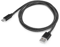 Кабель Buro (1 м., USB Type-C (m) - USB (m),  2.4 A)