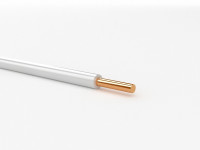 Провод ПВ1 (16 мм.кв., белый) Провод ПВ1 (16 мм.кв., белый)