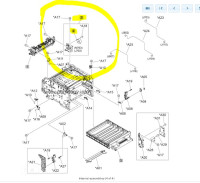 Редуктор HP RM1-4927 (привода узла закрепления, HP CLJ CP1415/1312, разбор) Редуктор HP RM1-4927 (привода узла закрепления, HP CLJ CP1415/1312, разбор)
