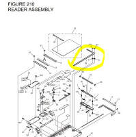 Ремень Canon XF2-4665-530 (привода сканирующей линейки, Canon MF6580, разбор)