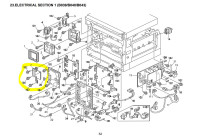 Плата Ricoh B405117B (IMB Board, Ricoh Aficio 1018, разбор)