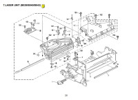 Блок лазера (LSU) Ricoh B0391872 (Ricoh Aficio 1015/1018/1113, разбор)